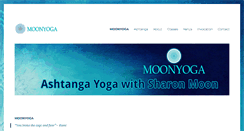 Desktop Screenshot of moonyoga.com